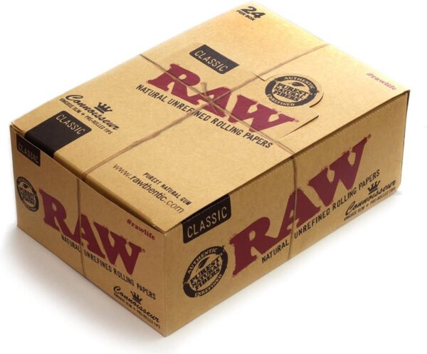 RAW® Classic - King Size Slim - Connoisseur + pre-rolled tips