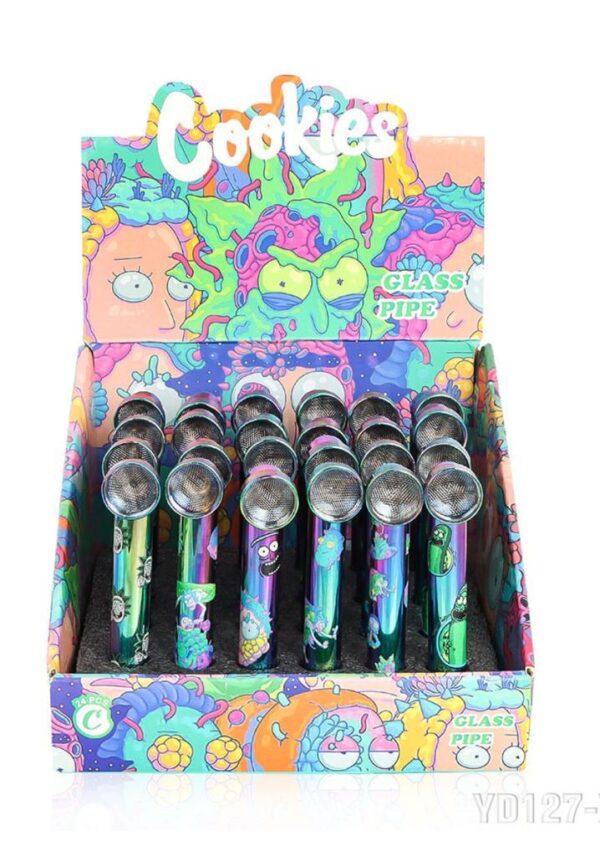 Modern Design Glass Pipe (24 Pieces Display)