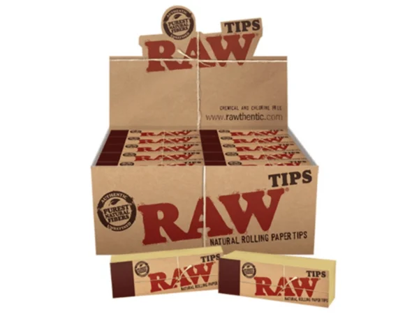 Raw Natural Rolling Papers Tips